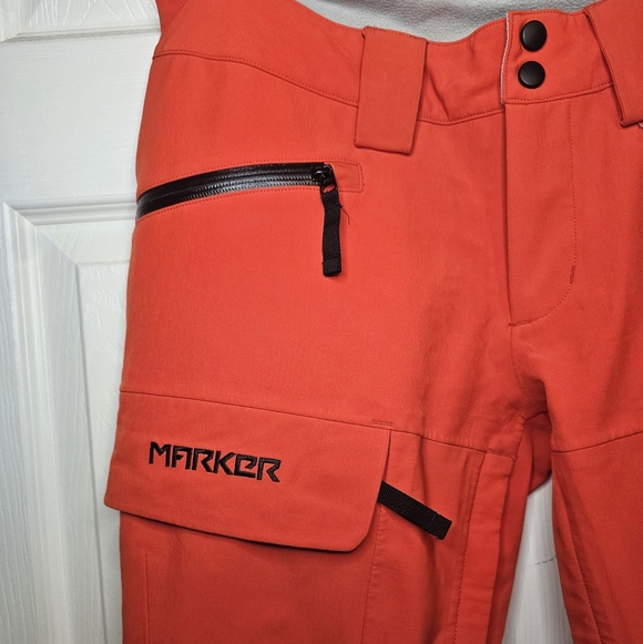 Marker Red and Gray Ski Snowboard Weatherproof Pants. Never worn. - Picture 2 of 16